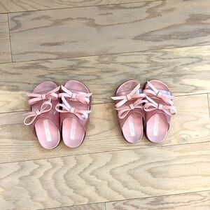 Mini Melissa Jason Wu Cosmic Sandal Girls Pink Size 10 and Size 9 Lot